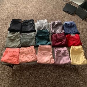 Dress pants/ colored jeggings